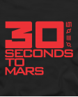 marškinėliai 30 seconds to Mars logo